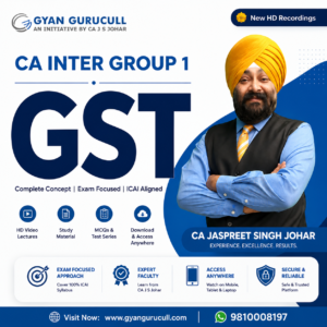 CA Intermediate Group-1 GST by CA Jaspreet Singh Johar